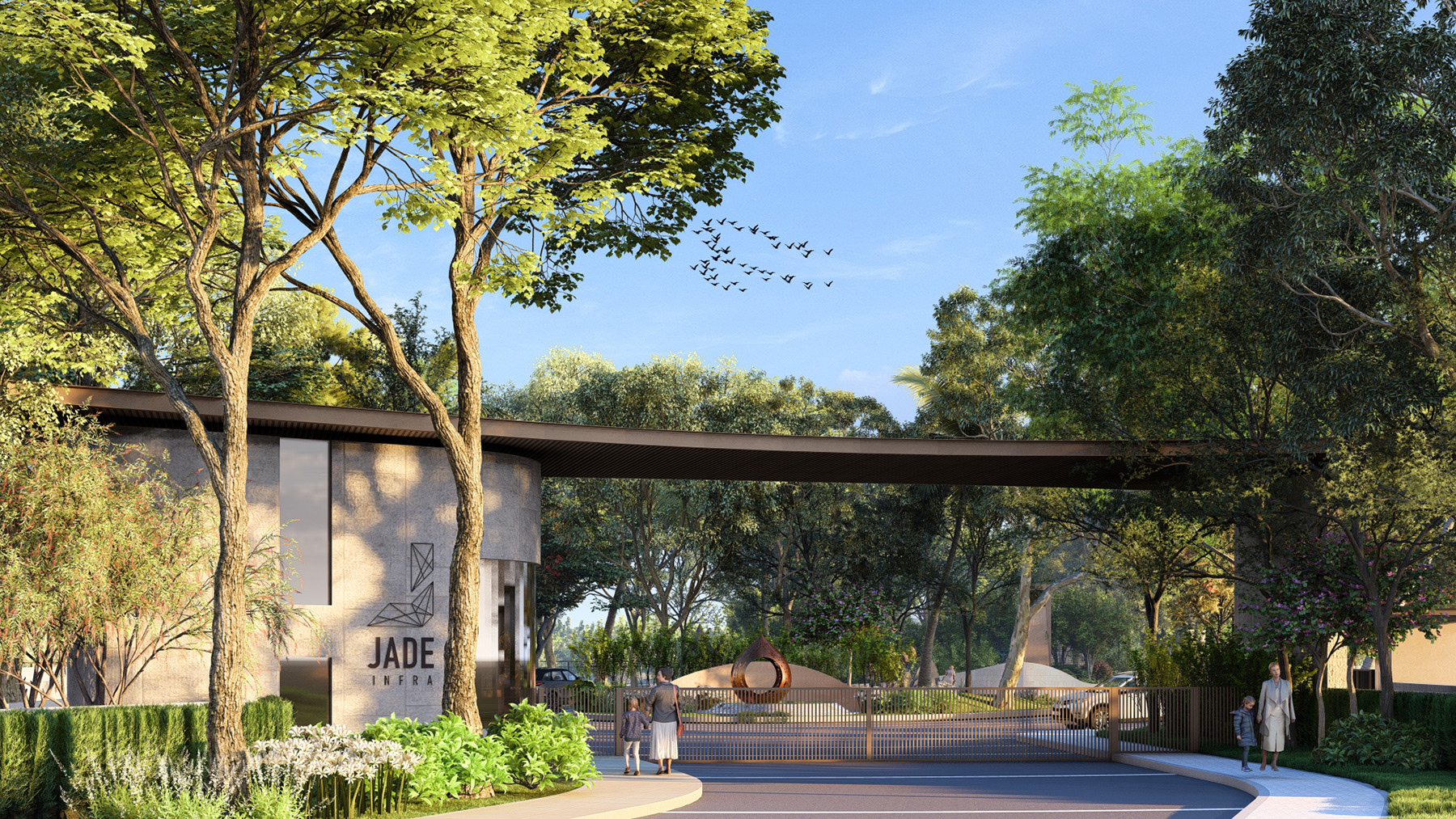 Melodies of North residential project landscape